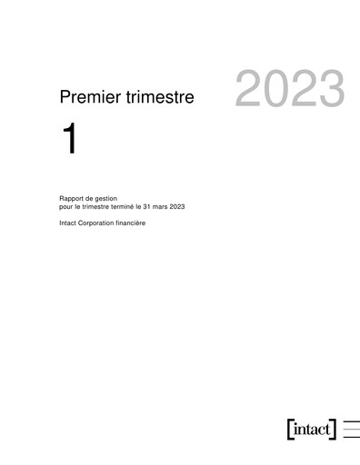 Thumbnail Intact Financial Quarterly Report 2023-q1