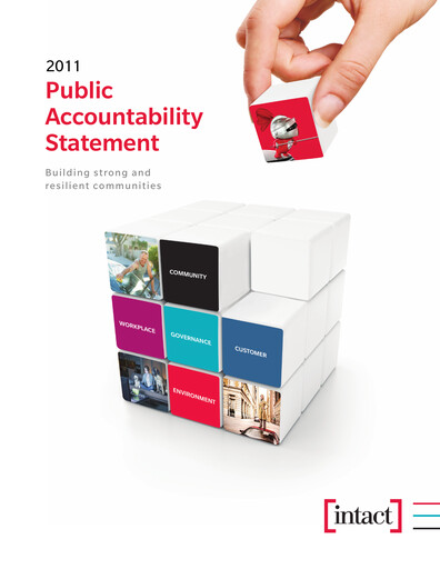 Thumbnail Intact Financial Sustainability Report 2011