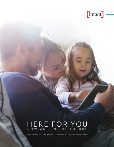 Thumbnail Intact Financial Sustainability Report 2016