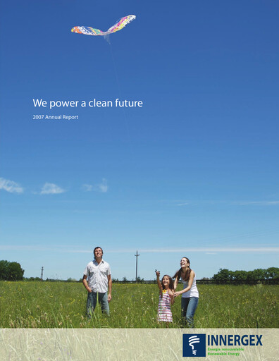 Thumbnail Innergex Renewable Energy Annual Report 2007