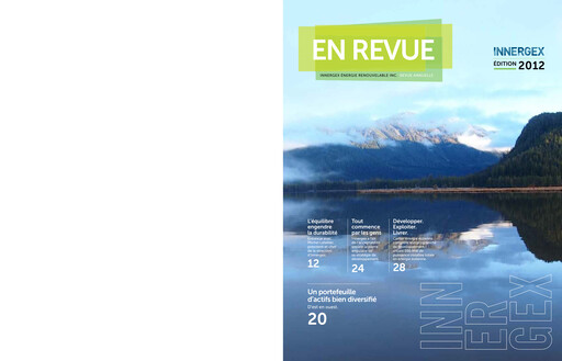 Thumbnail Innergex Renewable Energy Annual Report 2012