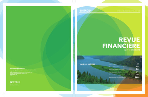 Thumbnail Innergex Renewable Energy Annual Report 2015