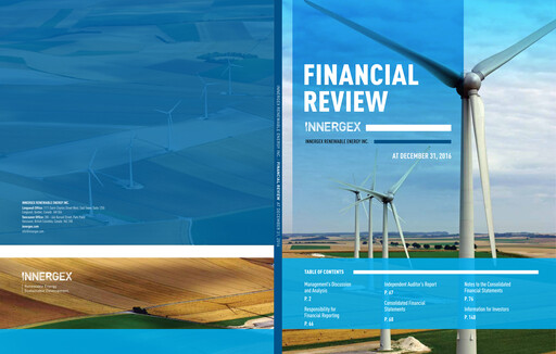 Thumbnail Innergex Renewable Energy Annual Report 2016