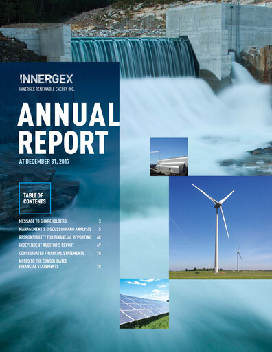 Thumbnail Innergex Renewable Energy Annual Report 2017