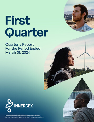 Miniature Innergex Renewable Energy Rapport trimestriel 2024-q1