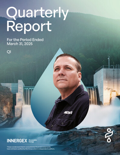 Miniature Innergex Renewable Energy Rapport trimestriel 2025-q1