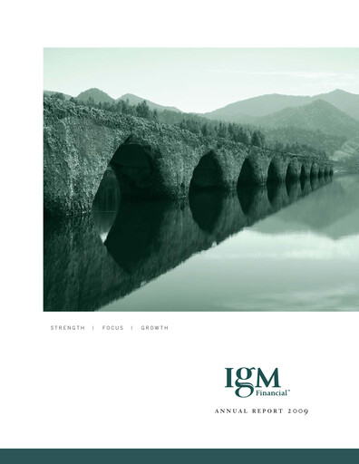 Thumbnail IGM Financial Annual Report 2009