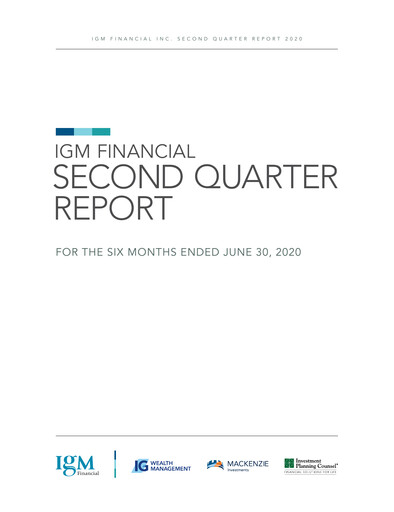 Thumbnail IGM Financial Quarterly Report 2020-q2