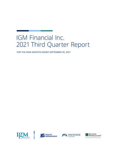Thumbnail IGM Financial Quarterly Report 2021-q3