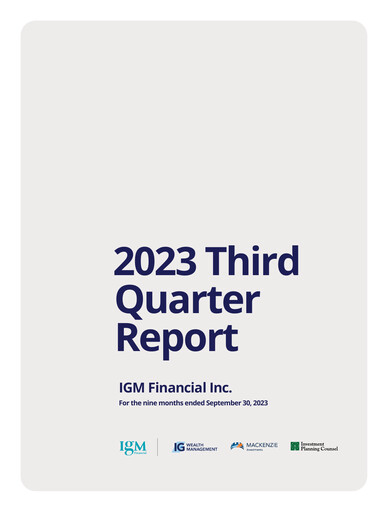 Thumbnail IGM Financial Quarterly Report 2023-q3