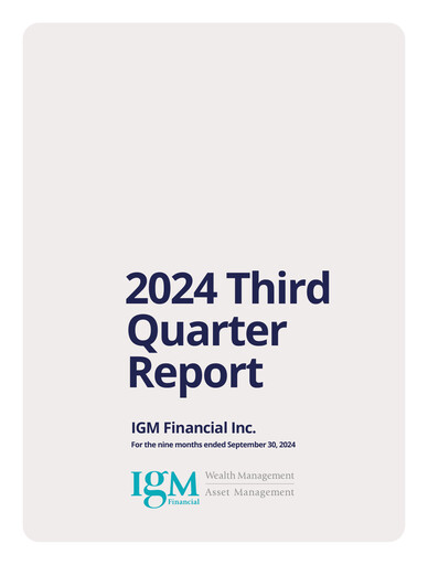 Thumbnail IGM Financial Quarterly Report 2024-q3