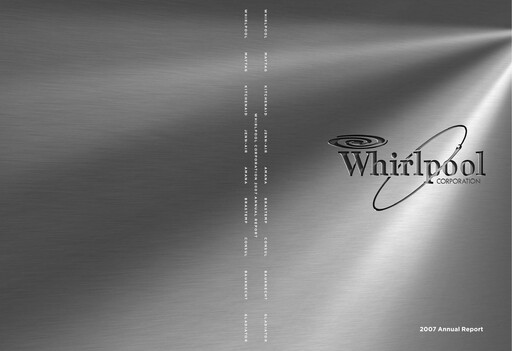 Thumbnail Whirlpool Annual Report 2007