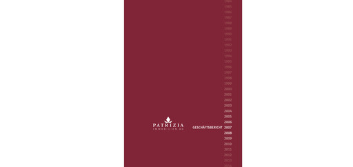 Thumbnail Patrizia Immobilien Annual Report 2007