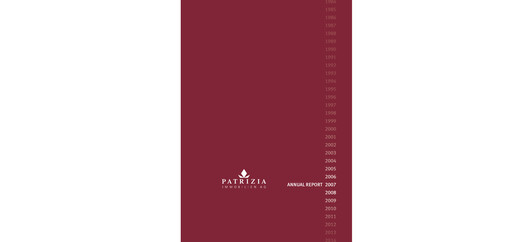 Thumbnail Patrizia Immobilien Annual Report 2007
