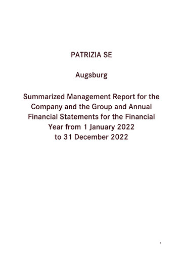 Vorschaubild Patrizia Immobilien Finanzmitteilung 2022