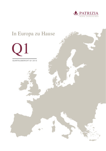 Thumbnail Patrizia Immobilien Quarterly Report 2013-q1