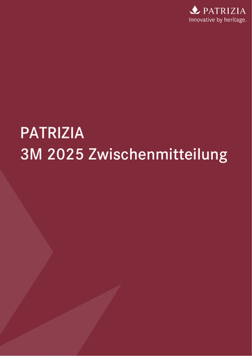 Thumbnail Patrizia Immobilien Quarterly Report 2025-q1