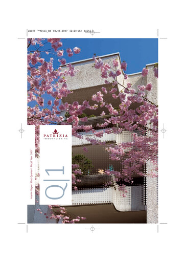 Vorschaubild Patrizia Immobilien Quartalsbericht 2007-q1