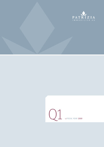 Vorschaubild Patrizia Immobilien Quartalsbericht 2009-q1