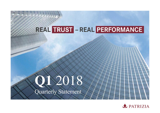 Vorschaubild Patrizia Immobilien Quartalsbericht 2018-q1