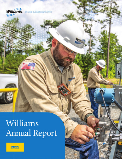 Thumbnail Williams Companies
 Annual Report 2022