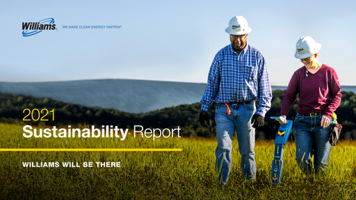 Thumbnail Williams Companies
 Sustainability Report 2021