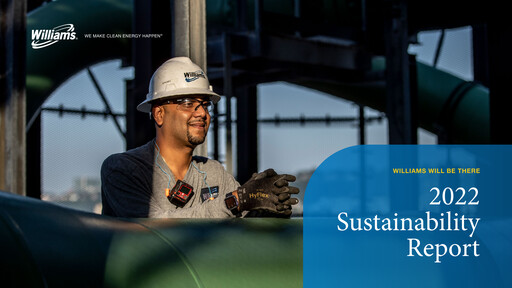 Thumbnail Williams Companies
 Sustainability Report 2022