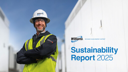Thumbnail Williams Companies
 Sustainability Report 2025