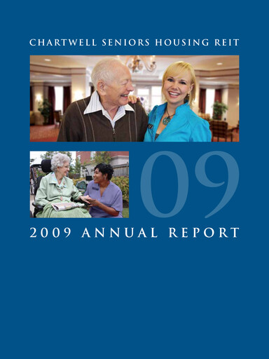 Thumbnail Chartwell Retirement Residences Annual Report 2009