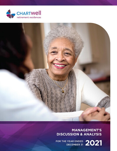 Thumbnail Chartwell Retirement Residences Financial Report 2021