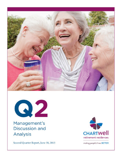 Vorschaubild Chartwell Retirement Residences Quartalsbericht 2013-q2