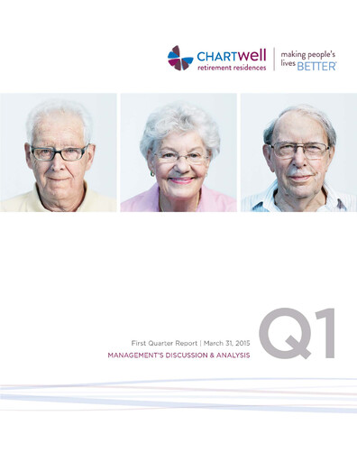 Vorschaubild Chartwell Retirement Residences Quartalsbericht 2015-q1