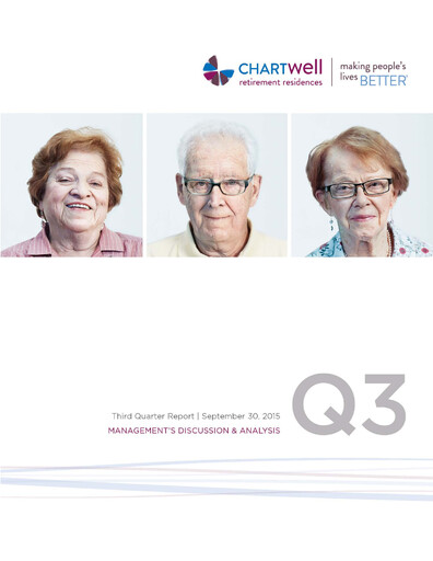 Vorschaubild Chartwell Retirement Residences Quartalsbericht 2015-q3