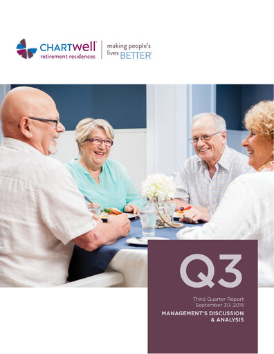Vorschaubild Chartwell Retirement Residences Quartalsbericht 2018-q3