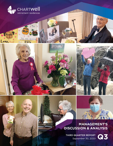 Vorschaubild Chartwell Retirement Residences Quartalsbericht 2020-q3