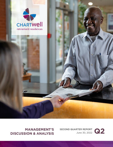 Vorschaubild Chartwell Retirement Residences Quartalsbericht 2022-q2