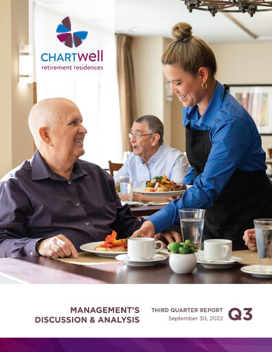 Vorschaubild Chartwell Retirement Residences Quartalsbericht 2022-q3