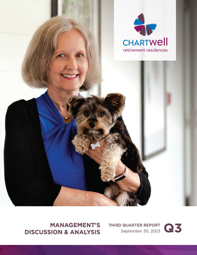 Vorschaubild Chartwell Retirement Residences Quartalsbericht 2023-q3
