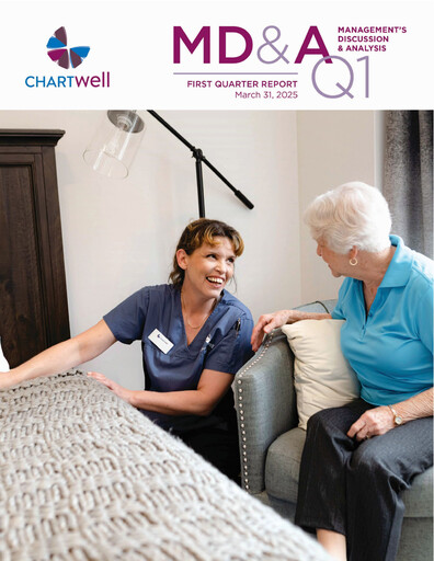 Vorschaubild Chartwell Retirement Residences Quartalsbericht 2025-q1