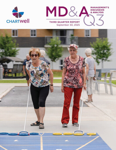Vorschaubild Chartwell Retirement Residences Quartalsbericht 2025-q3