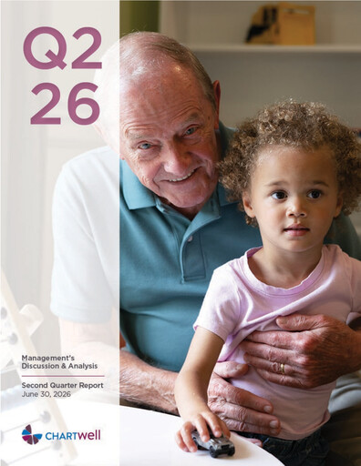 Vorschaubild Chartwell Retirement Residences Quartalsbericht 2026-q2