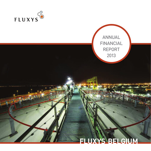 Thumbnail Fluxys Belgium Financial Report 2013