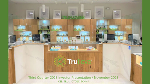 Thumbnail Trulieve Cannabis Quarterly Report 2023-q3