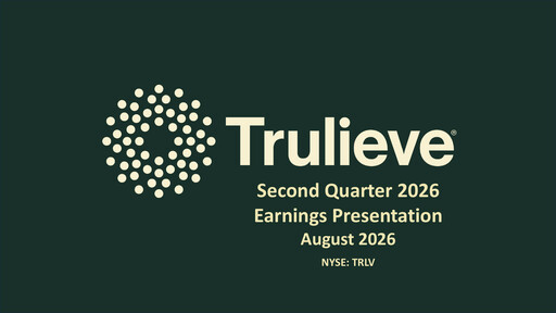 Thumbnail Trulieve Cannabis Quarterly Report 2026-q2