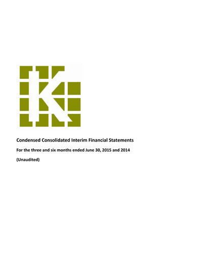 Thumbnail Killam Apartment REIT Financial Statement 2015-q2