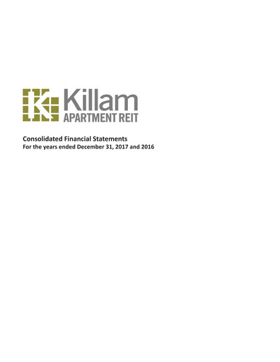 Thumbnail Killam Apartment REIT Financial Statement 2017