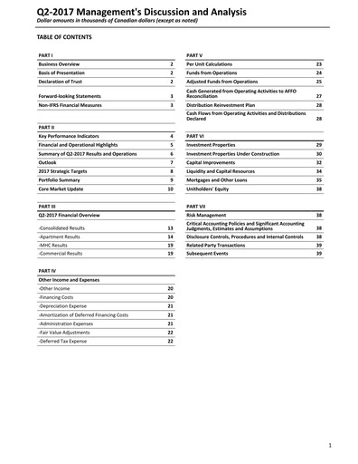 Thumbnail Killam Apartment REIT Quarterly Report 2017-q2