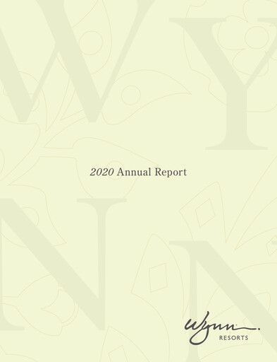 Thumbnail Wynn Resorts
 Annual Report 2019