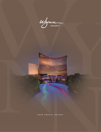 Thumbnail Wynn Resorts
 Annual Report 2023