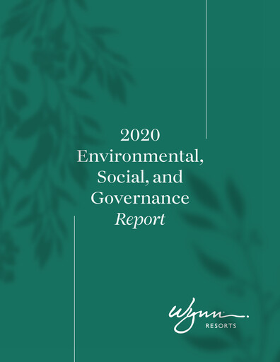 Thumbnail Wynn Resorts
 ESG Report 2020